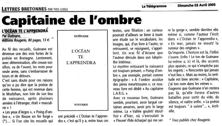 Capitaine de l ombre.