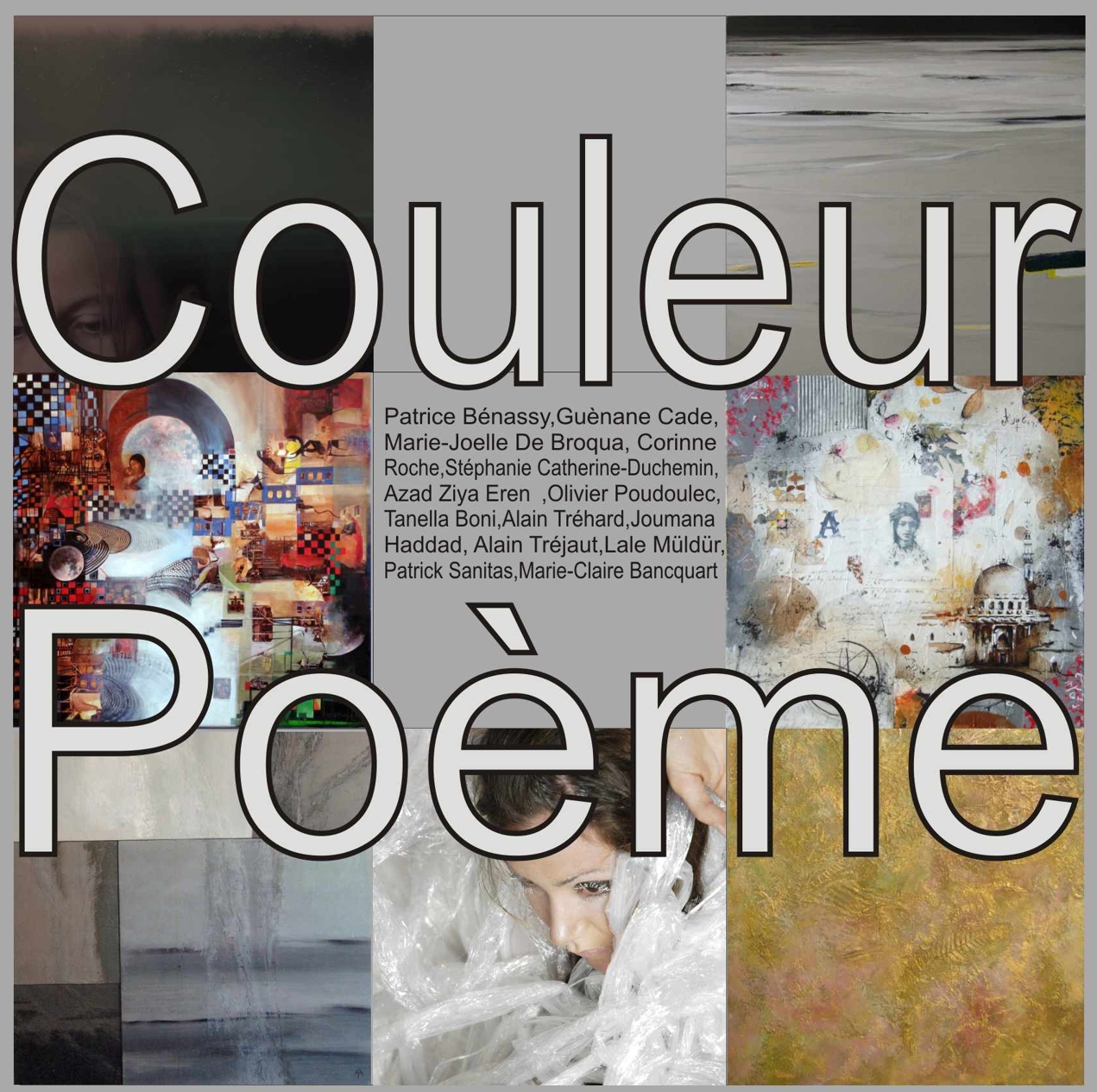 Vernissage de l'exposition Couleur Po�me le mercredi 17 mars 2010 � La Rochelle.