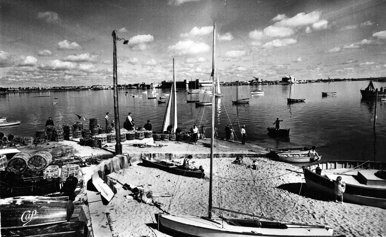 Le port de Kernevel, 1960 (Archives Herv� Jan).