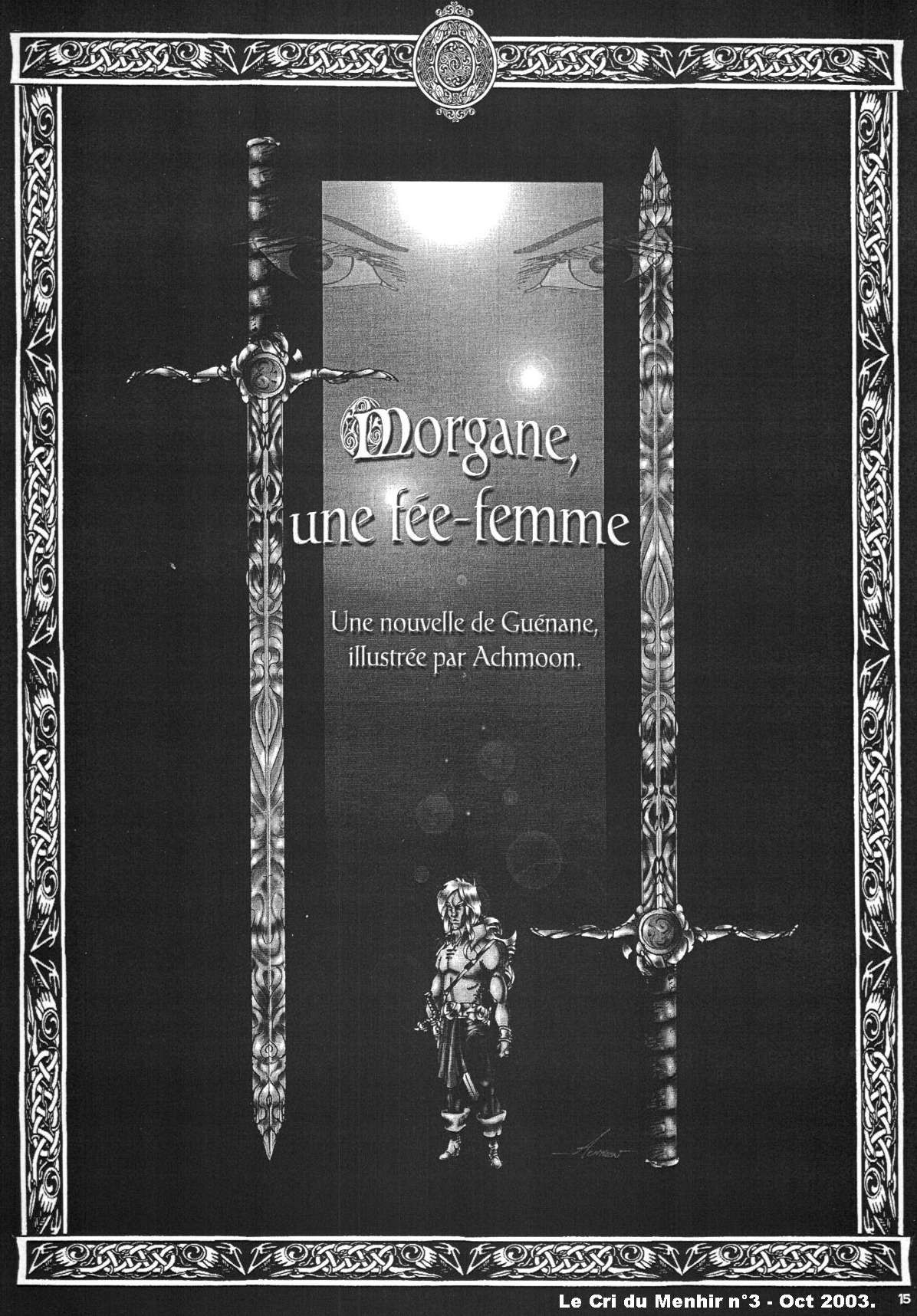 Morgane, Une F�e-Femme, Cri du Menhir n�3 - Oct 2003.