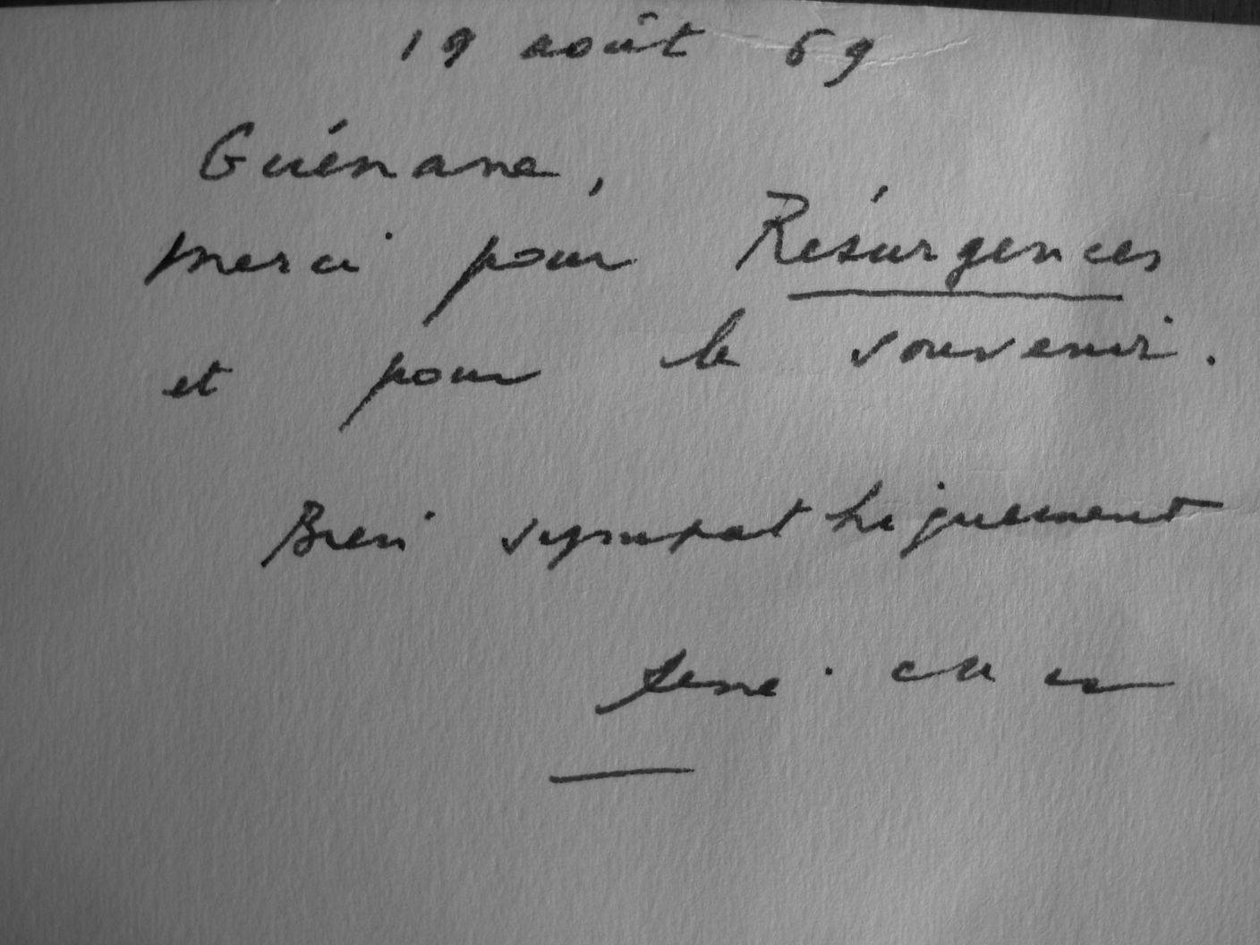 Gu&eacute;nane - Ren&eacute; Char.