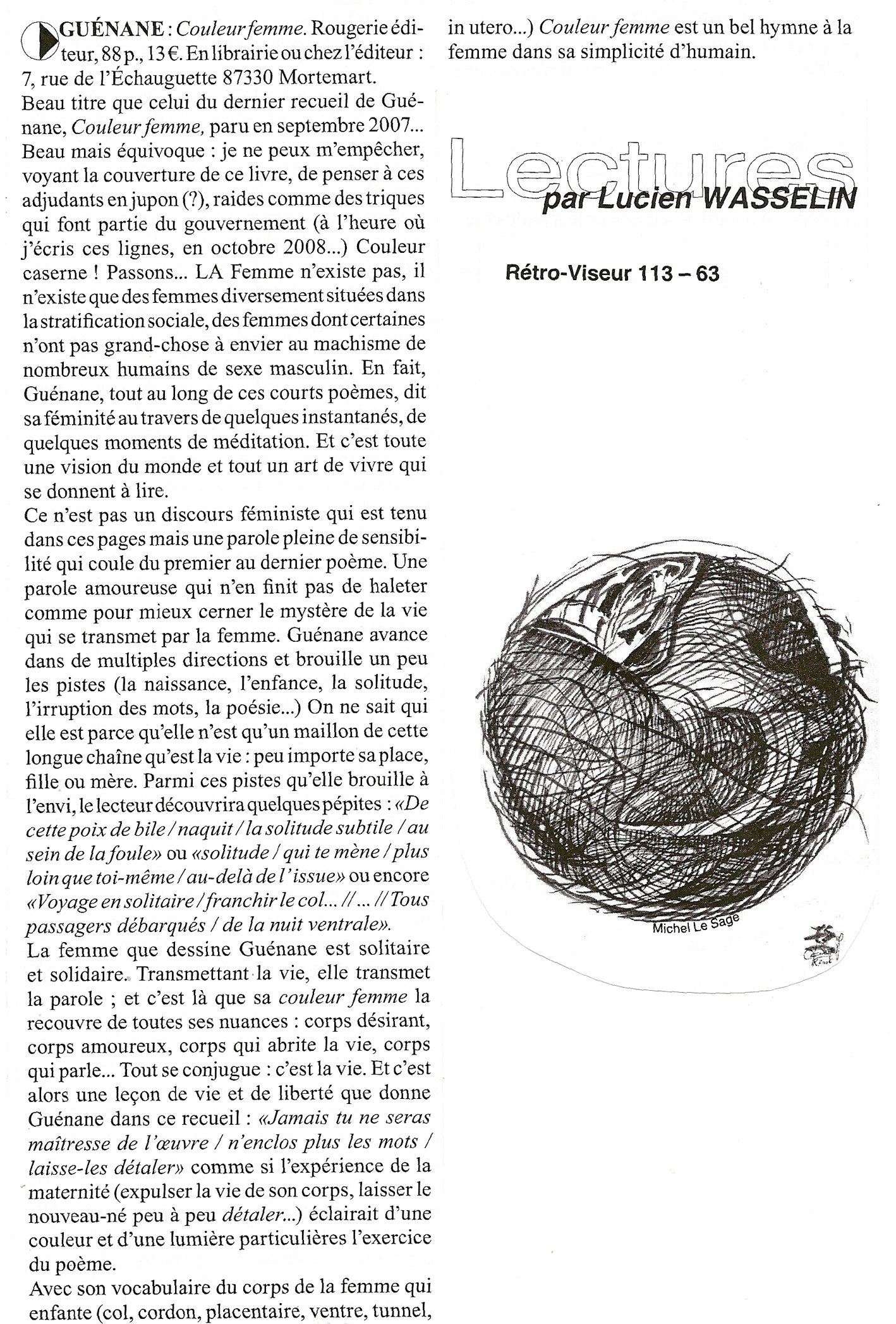 R�tro-viseur - juin 2009.
