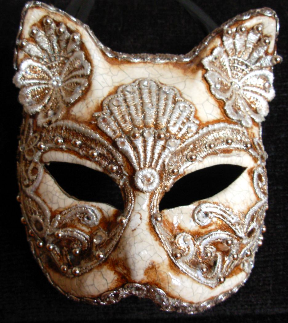 Masque f�lin v�nitien.