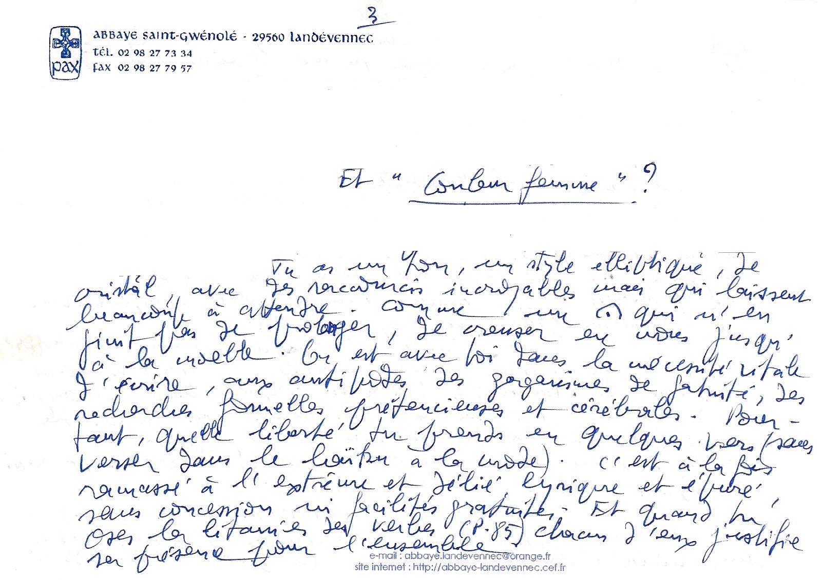 Gu&eacute;nane - Fr&egrave;re Gilles Baudry.