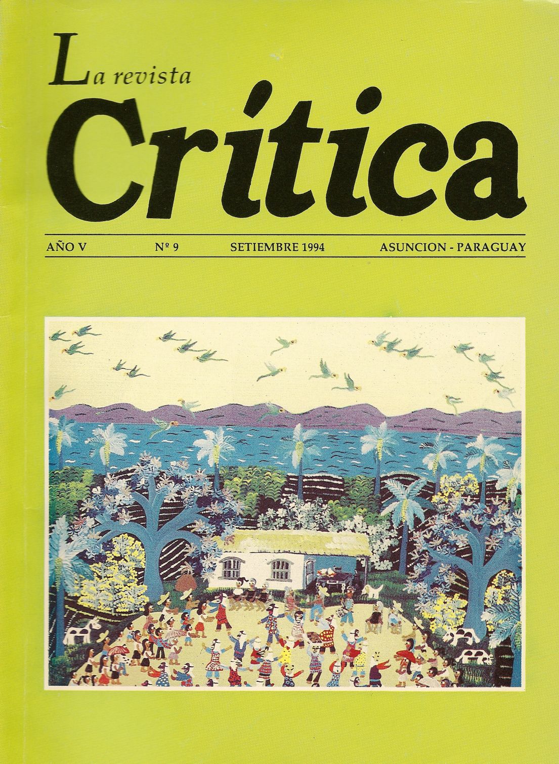 Gu&eacute;nane - La Revista Critica, sept 1994.