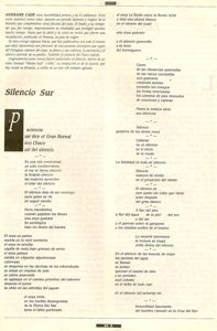 SILENCIO SUR.