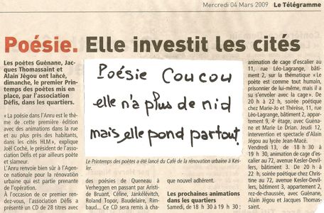 Po&eacute;sie Coucou...